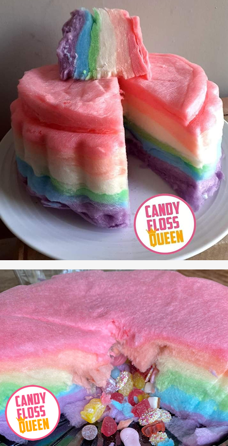 candy floss cake
